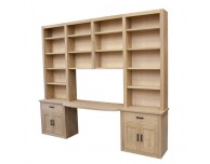 Boekenkast-bureau 7862