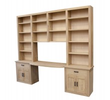 Boekenkast-bureau 7862