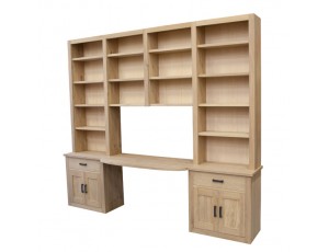 Boekenkast-bureau 7862