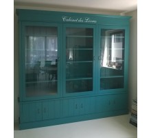 Boekenkast met deuren 7517