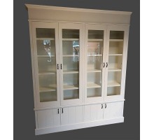 Boekenkast met deuren 7522