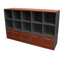 Platenkast met laden 6425