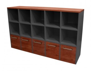 Platenkast met laden 6425