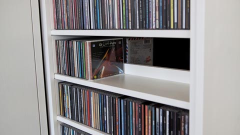 Apothekerskast voor CD's