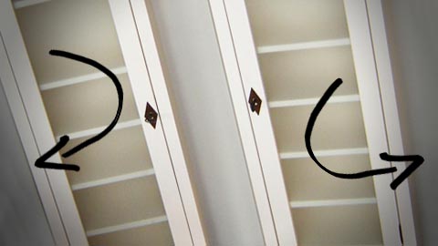 Draairichting van kastdeuren