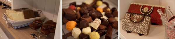 Chocolaterie winkel interieur
